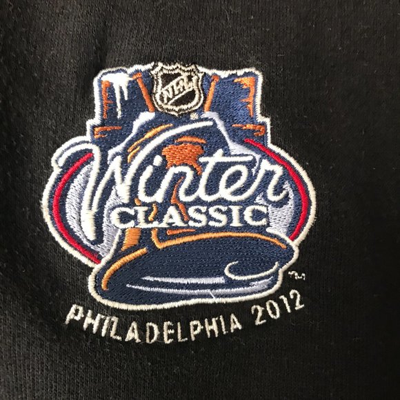 Antigua NHL Winter Classic - Philadelphia 2012 - Flyers v Rangers - Black Zip Up - Picture 3 of 12